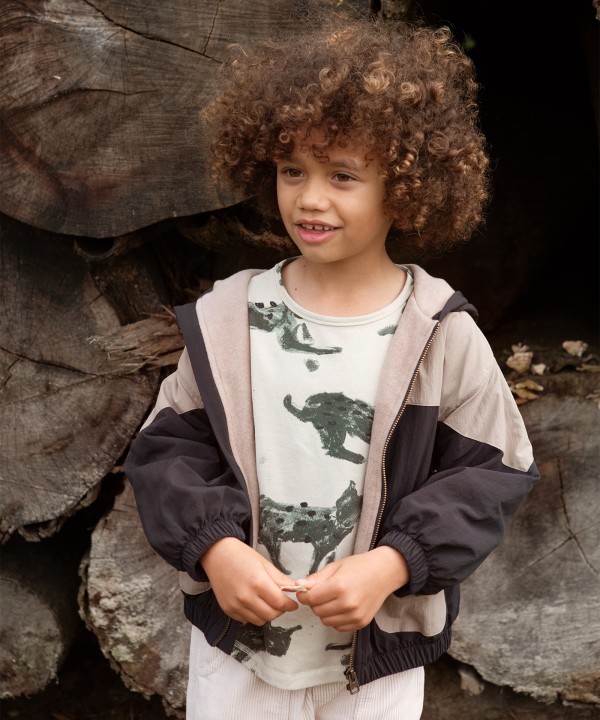 T-shirt de manga comprida com estampado