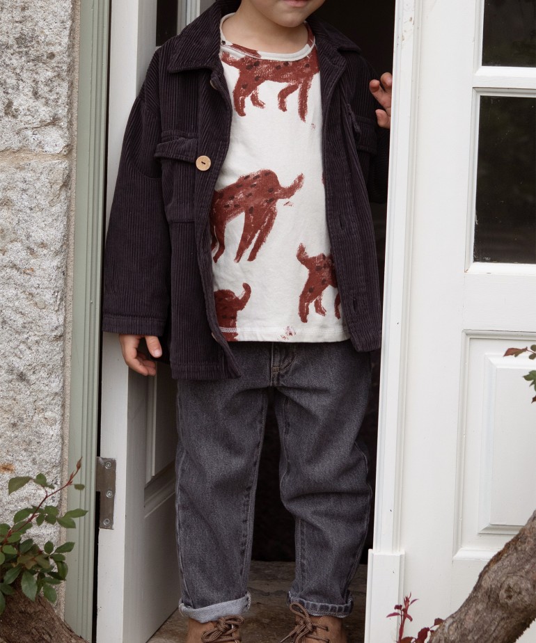 T-shirt a maniche lunghe con stampa