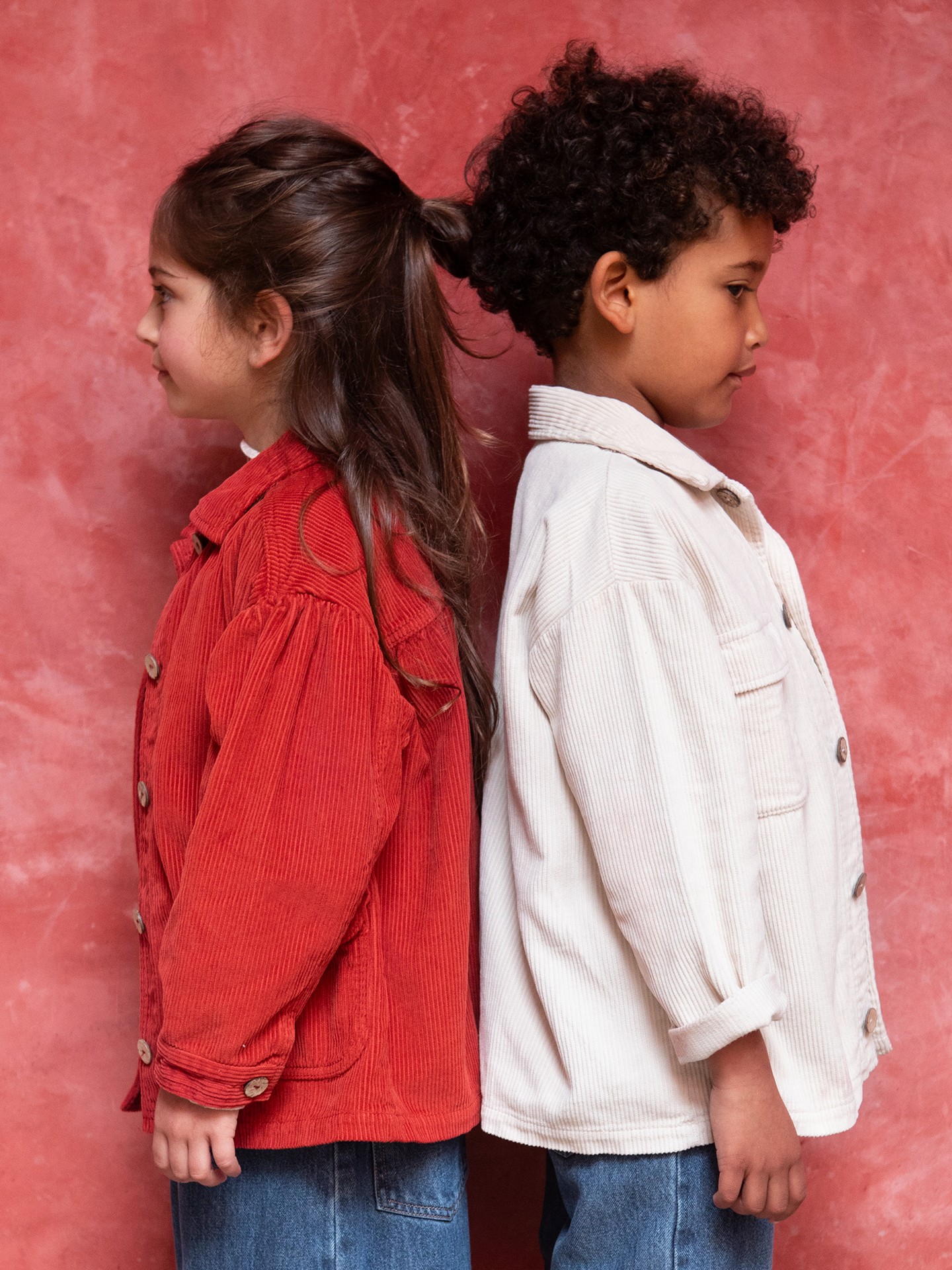 Camicia in bombasina con apertura a bottoni in cocco