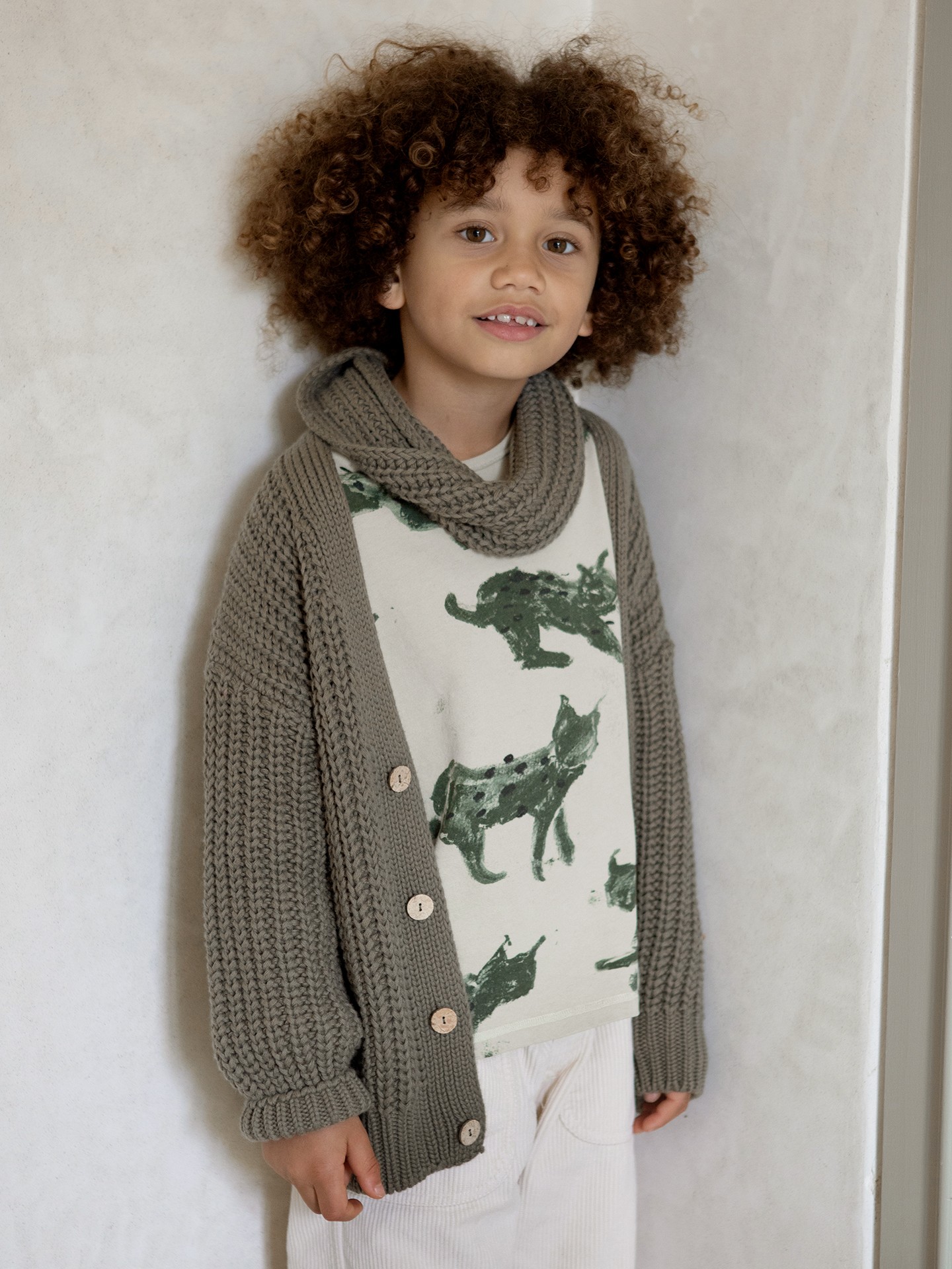 Golfino in maglia lavorata