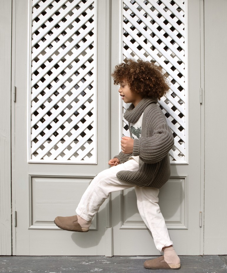 Golfino in maglia lavorata