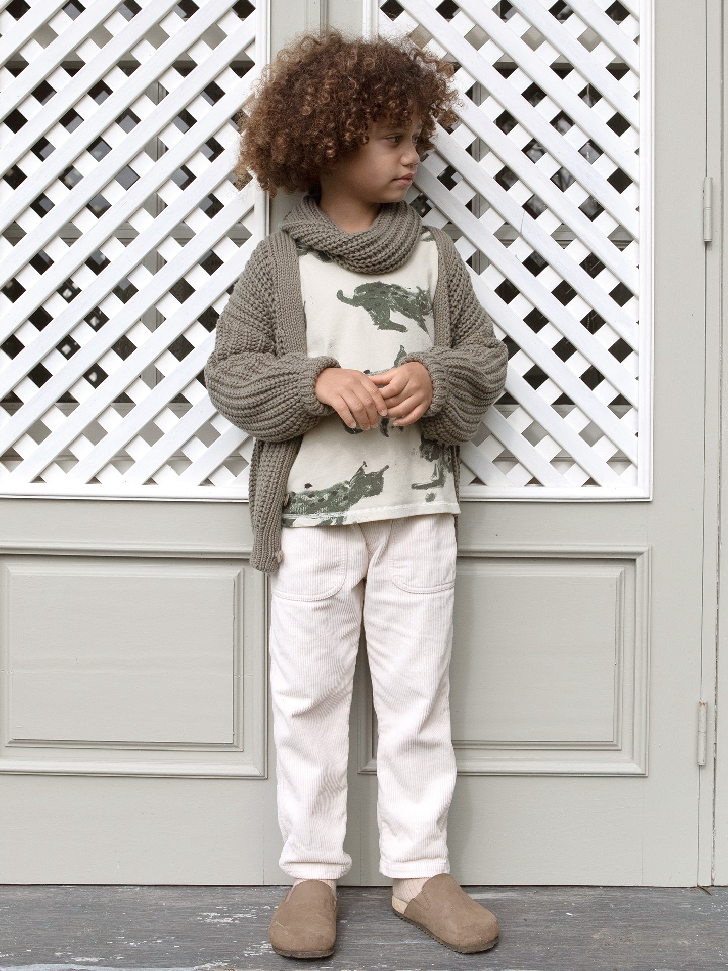 Golfino in maglia lavorata