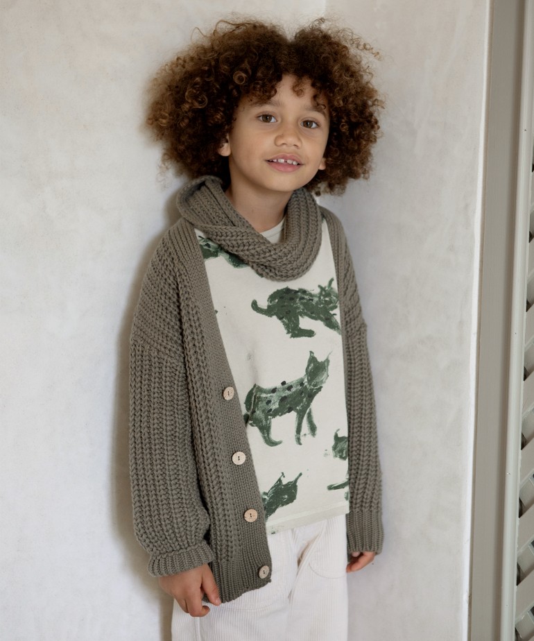 Golfino in maglia lavorata