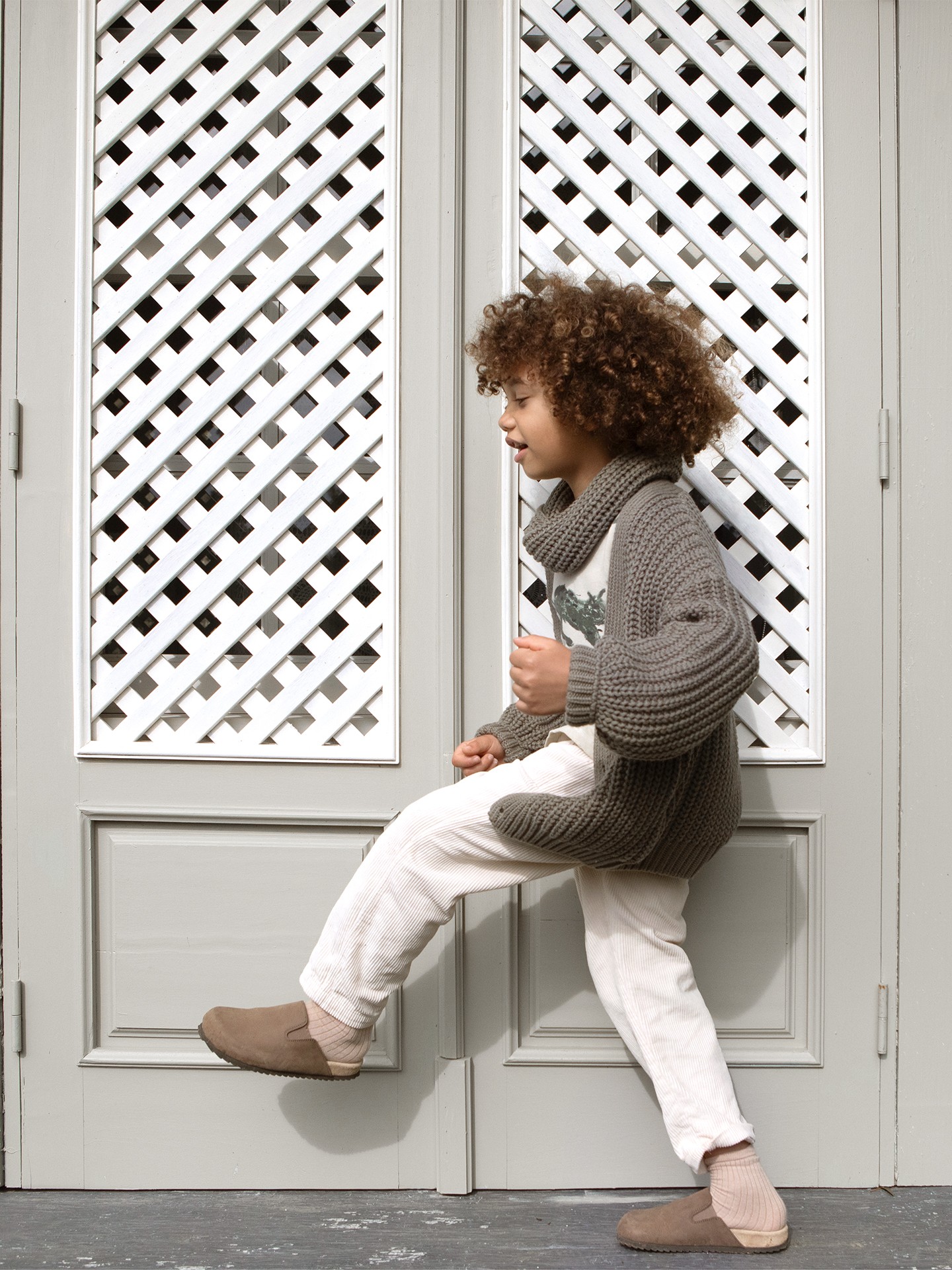 Golfino in maglia lavorata