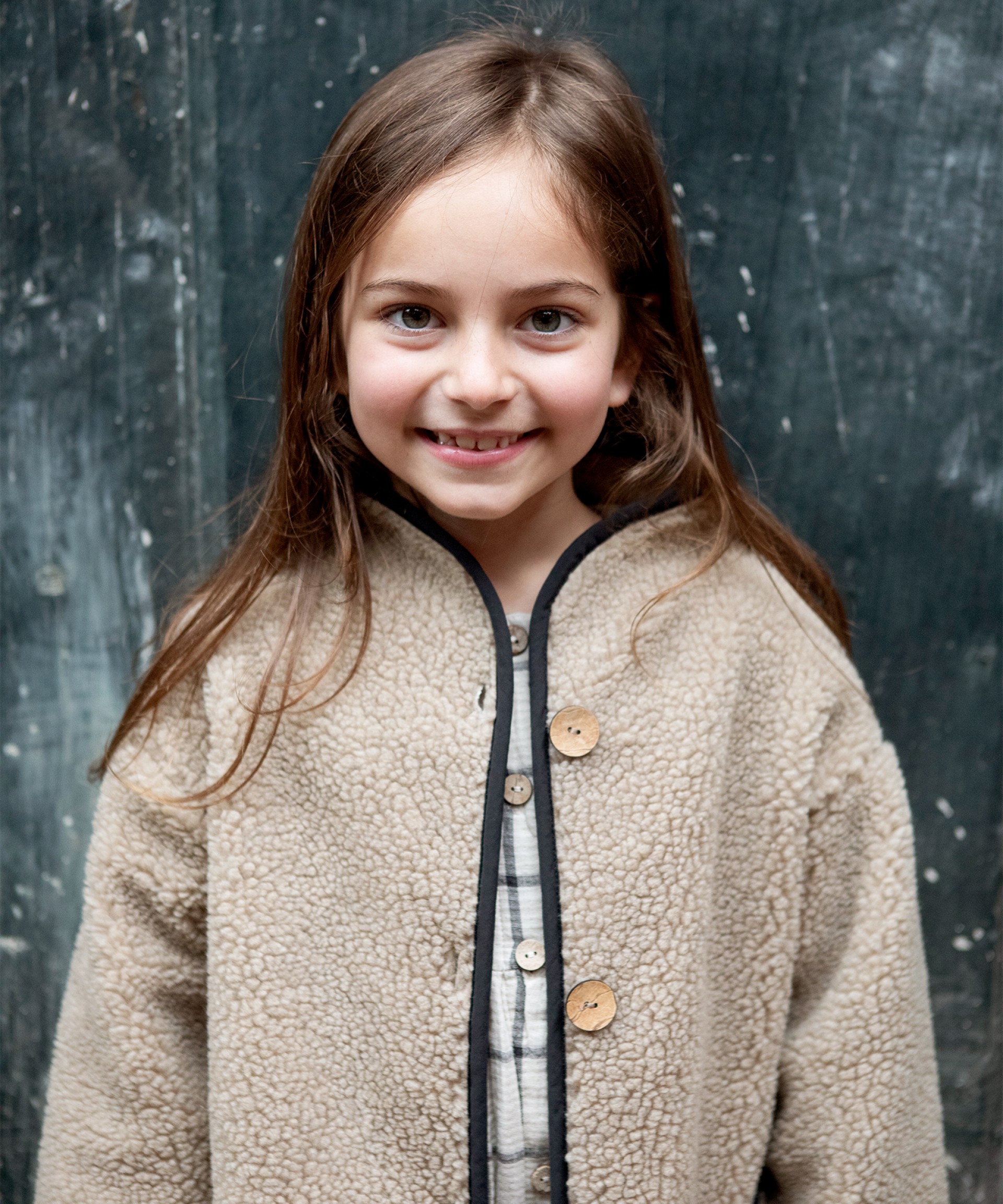 Chaqueta de pelo con bolsillos | Wooden Memories