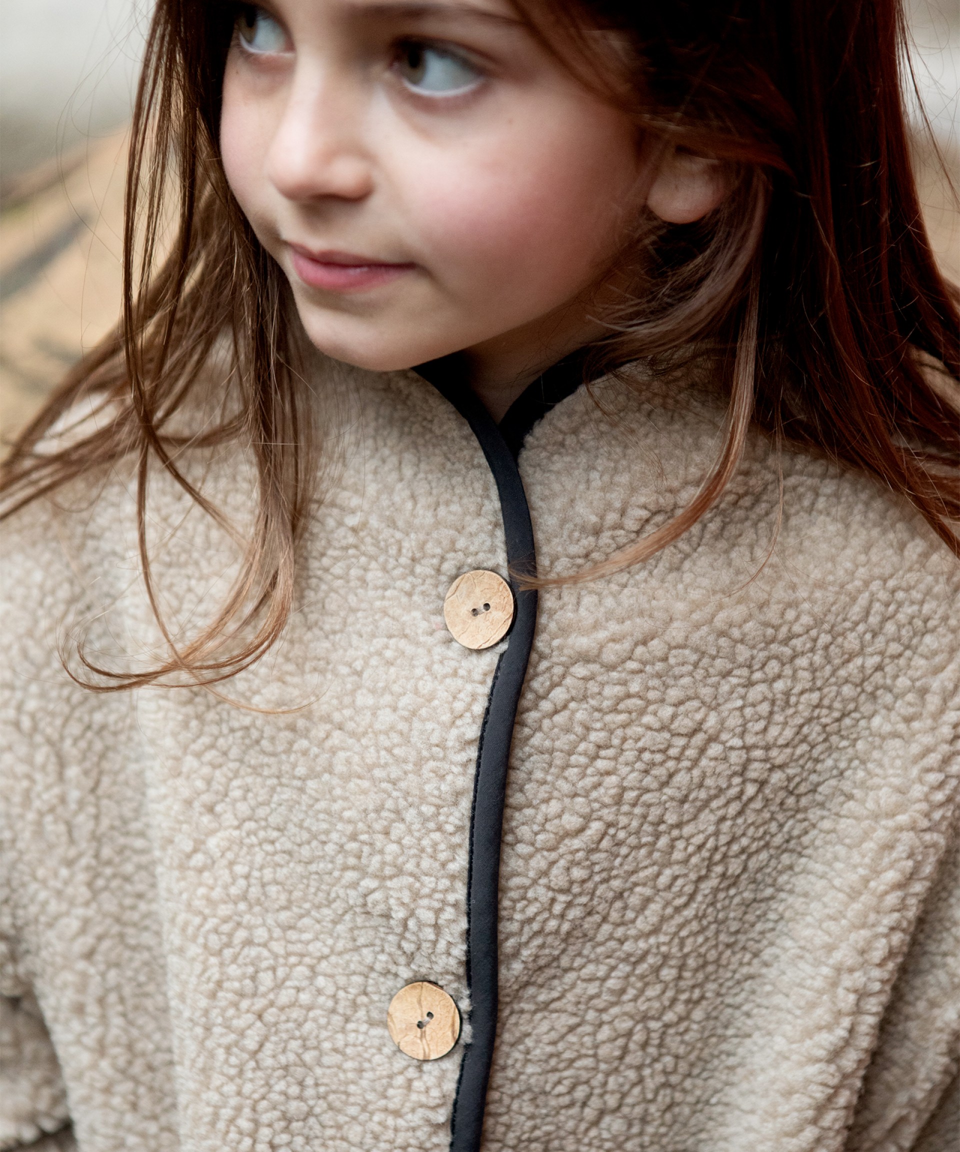 Cappotto in pelo con tasche | Wooden Memories