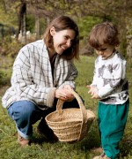 Cardigan  carreaux et doublure en fourrure | Wooden Memories