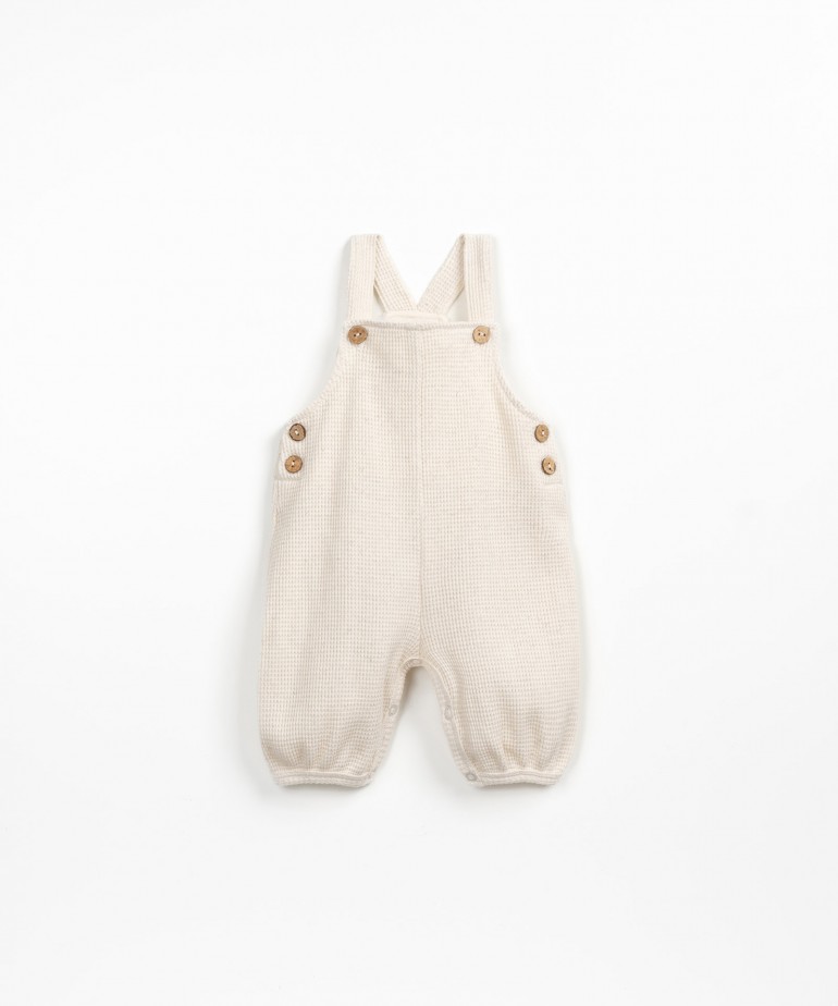 Interlock jumpsuit with natural fibers