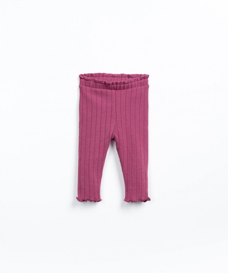 Leggings rib com algodo reciclado e polister