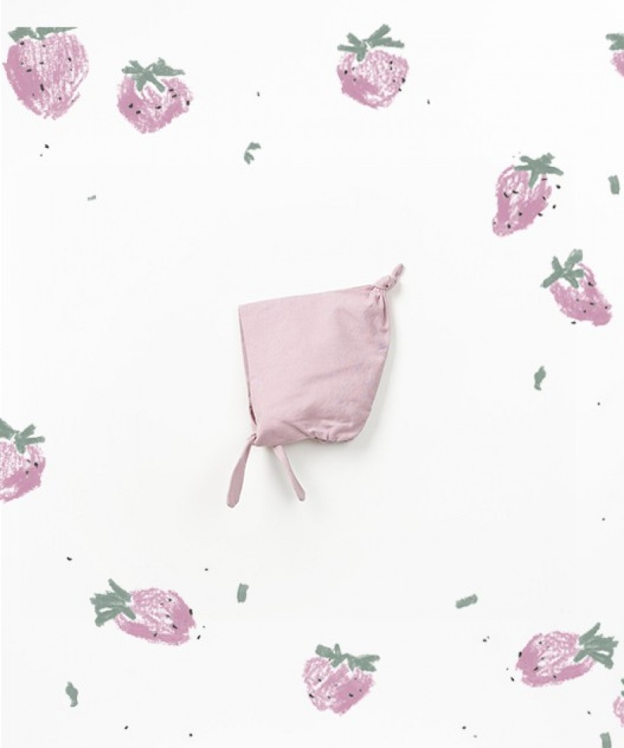 Bonnet en tissu de lin et coton biologique
