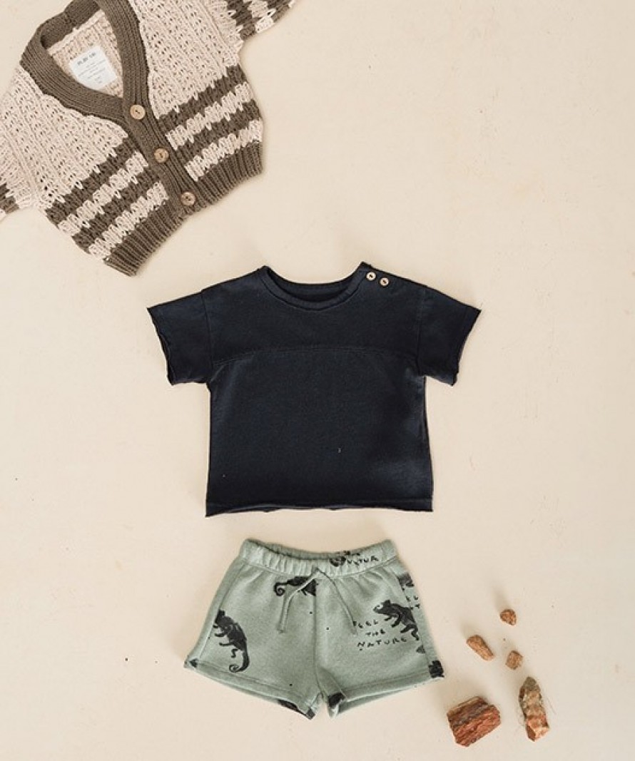 T-shirt en coton biologique et coton recycl?