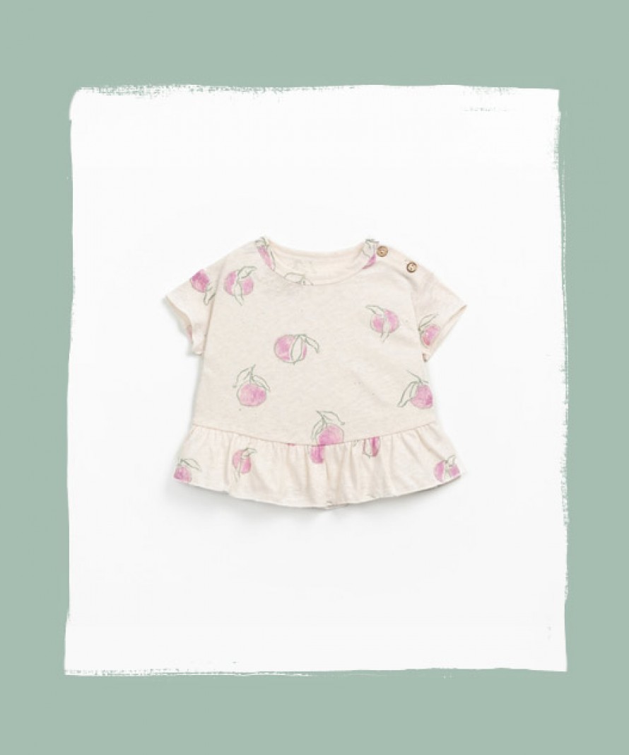 T-shirt con stampa di arance