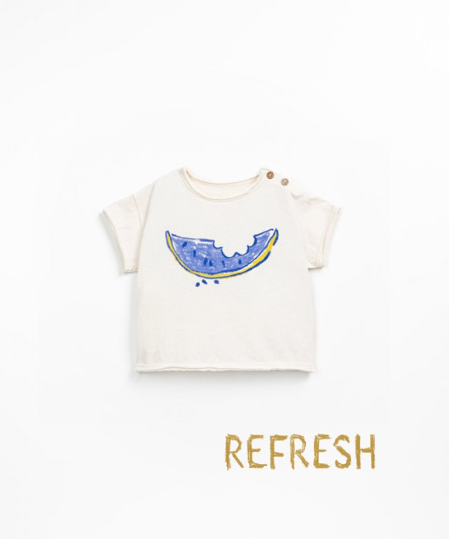 Anti-UV t-shirt with front design