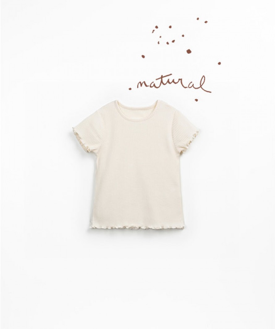 Ribbed jersey t-shirt