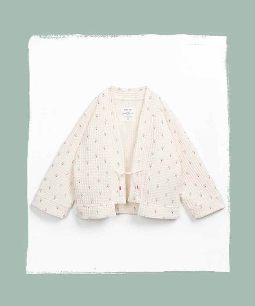 Veste en maille texture