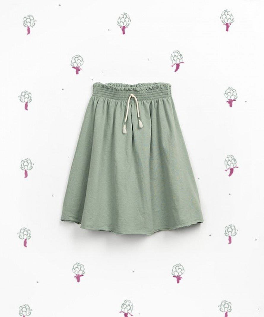 Jersey skirt in a blend of organic and recycled cotton