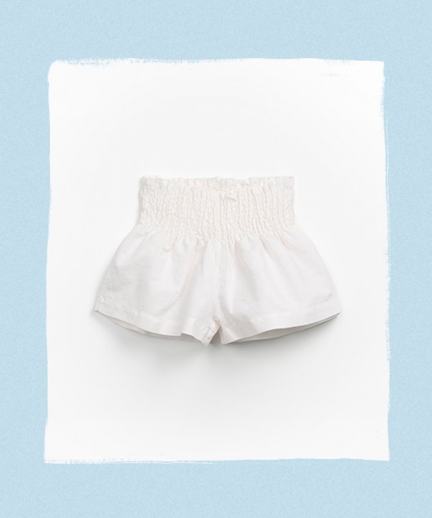 Short en lin et coton biologique