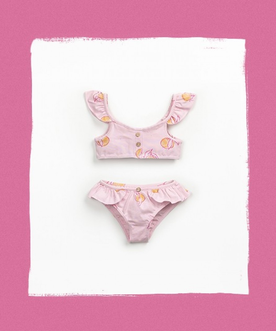 Biquni com estampado de laranjas