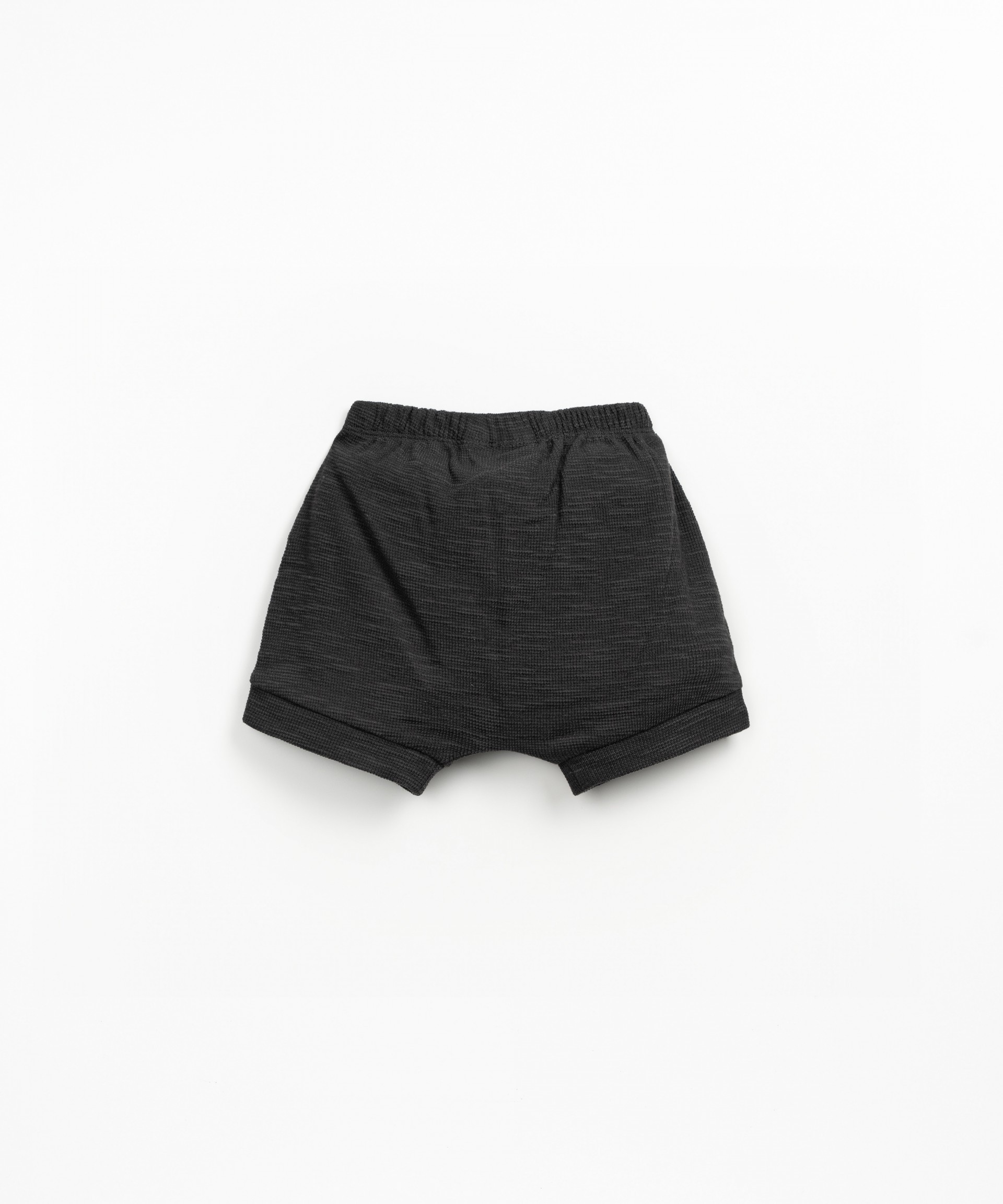 Jersey shorts with decorative drawstring