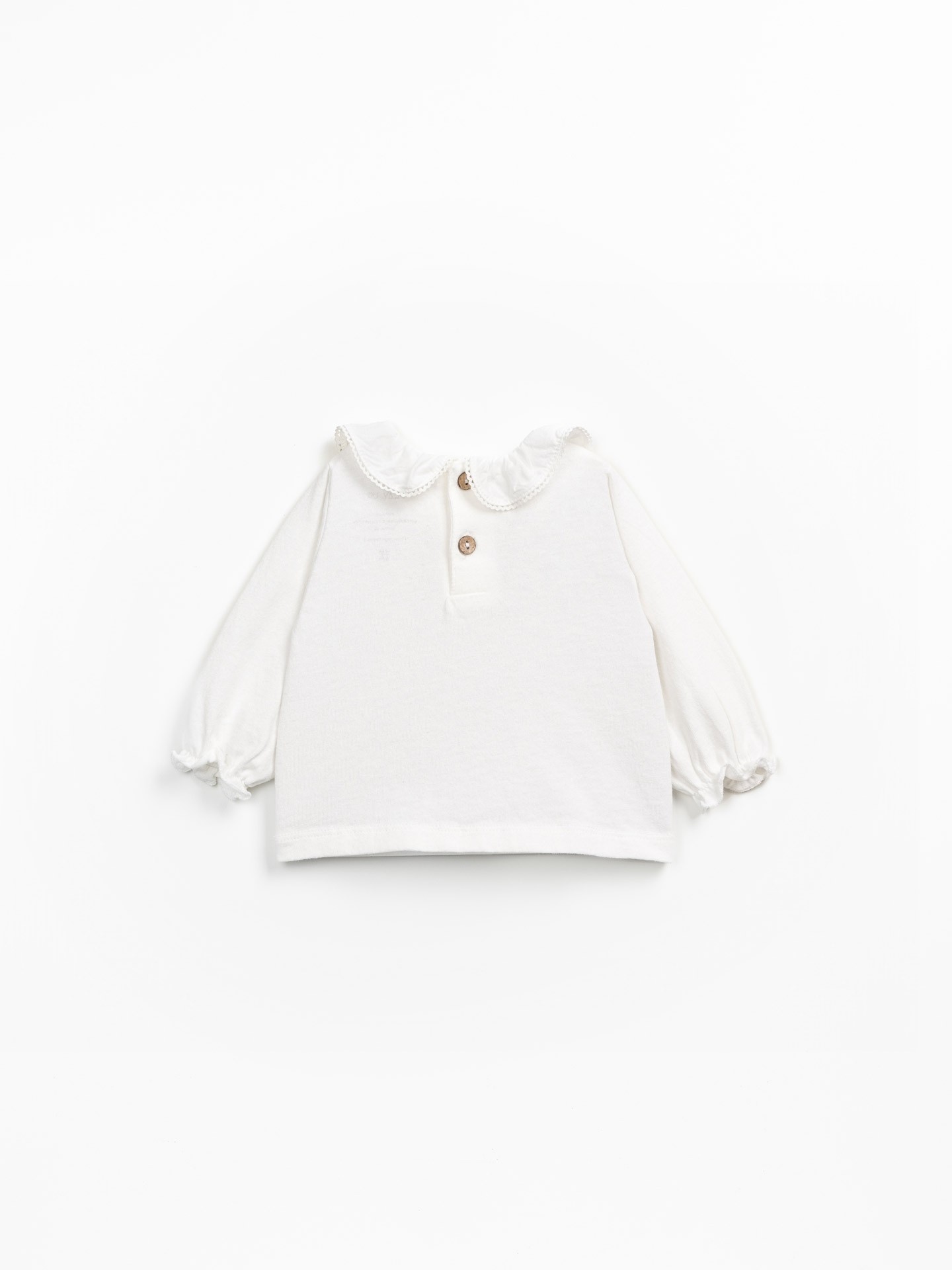 Knit sweater in a blend of organic and recycled cotton