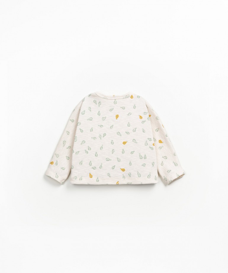 Maglia con stampa di pere