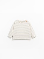Striped knitted sweater