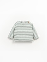 Striped knitted sweater