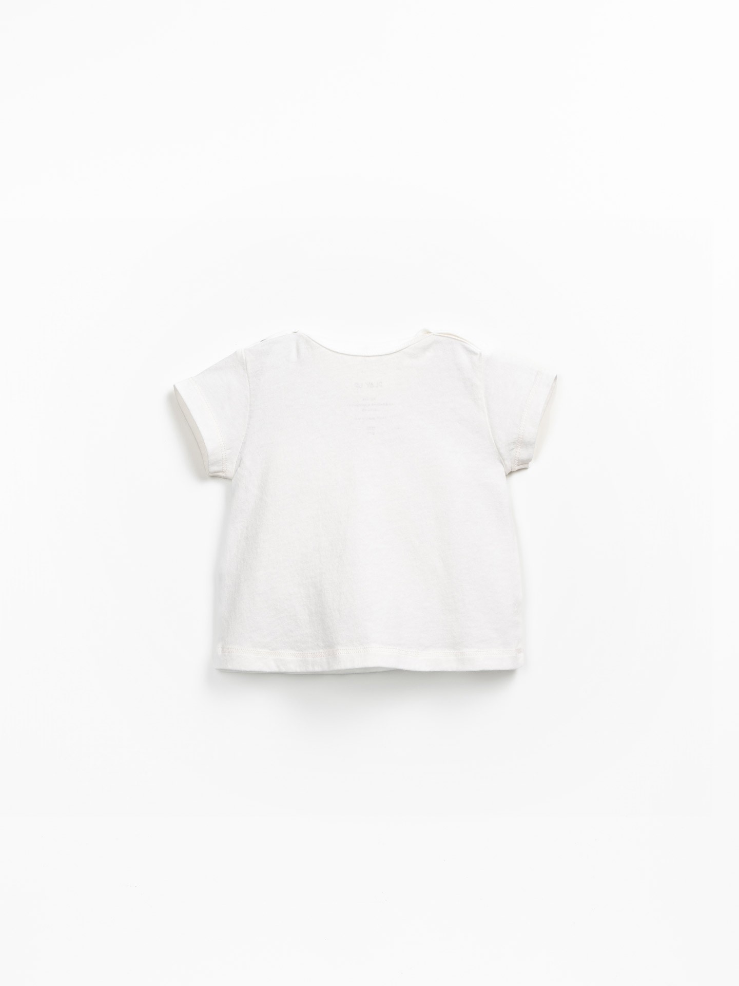 Jersey t-shirt in mixture of organic cotton and recycled cotton