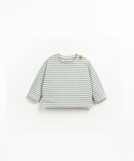 Striped knitted sweater