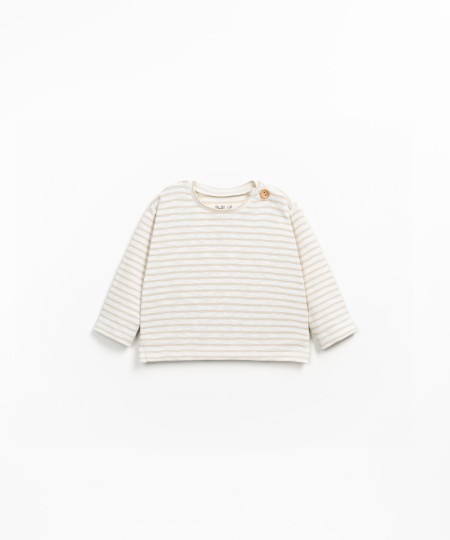 Striped knitted sweater