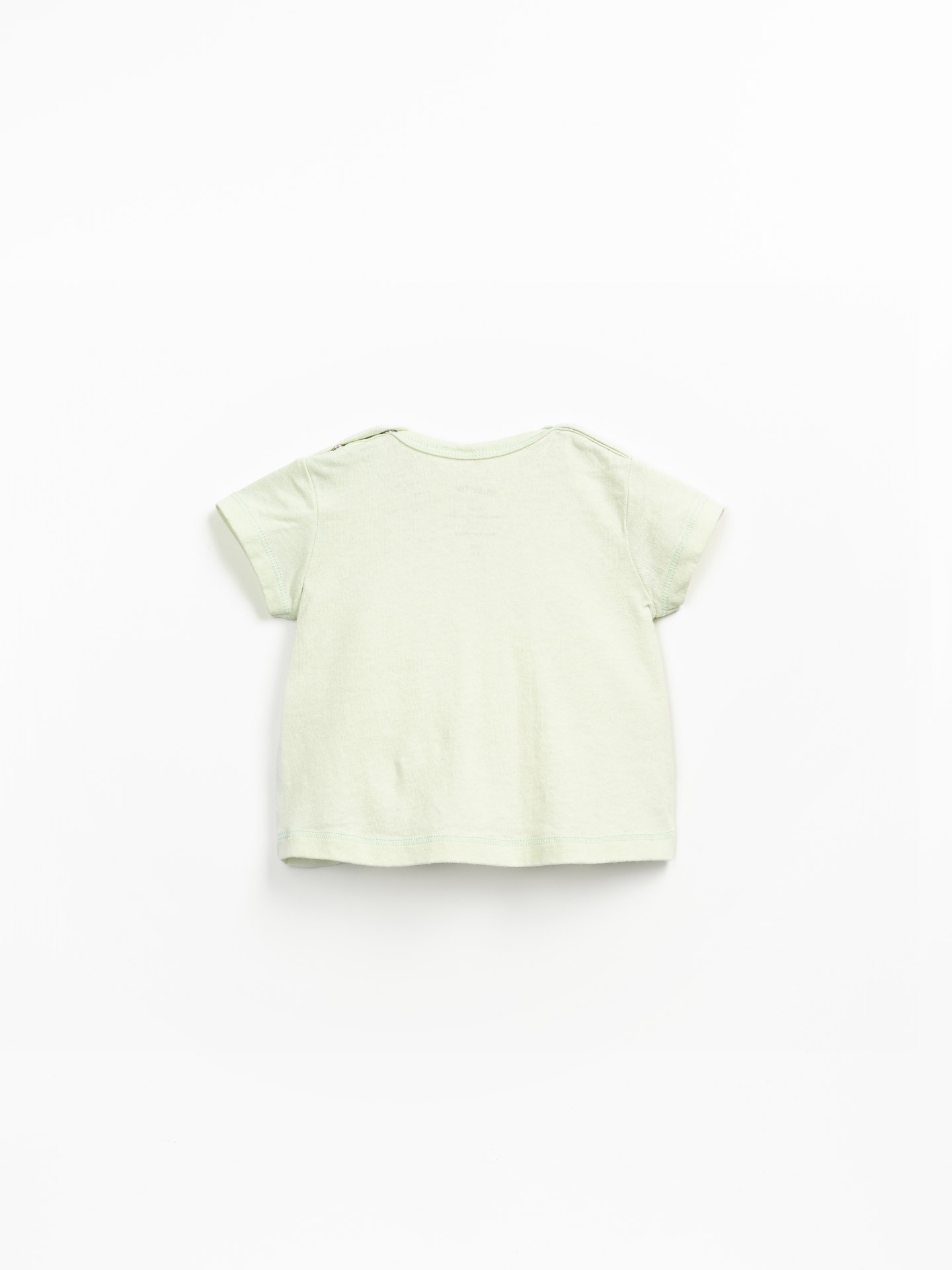 Jersey t-shirt in mixture of organic cotton and recycled cotton