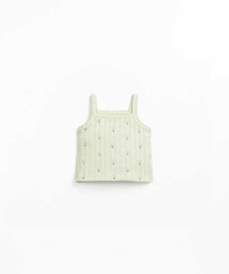 Strappy top with cotton