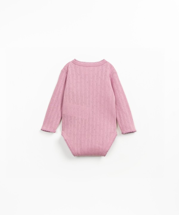 Bodysuit with wrap opening