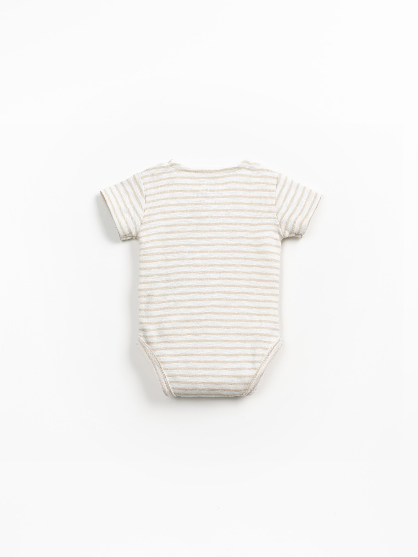 Striped organic cotton bodysuit