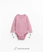 Bodysuit in a blend of organic cotton and recycled cotton