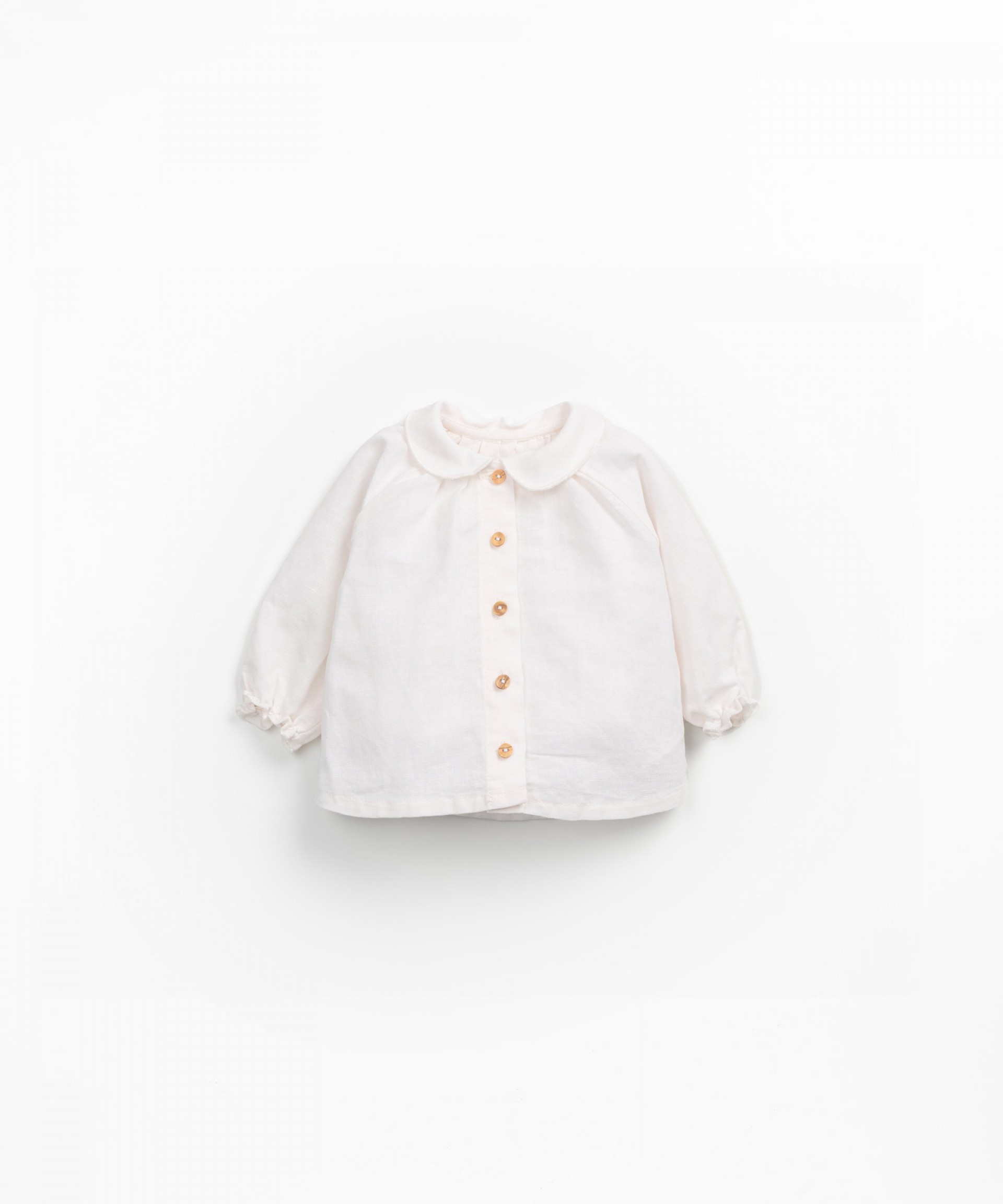 Blusa de tejido con abertura frontal