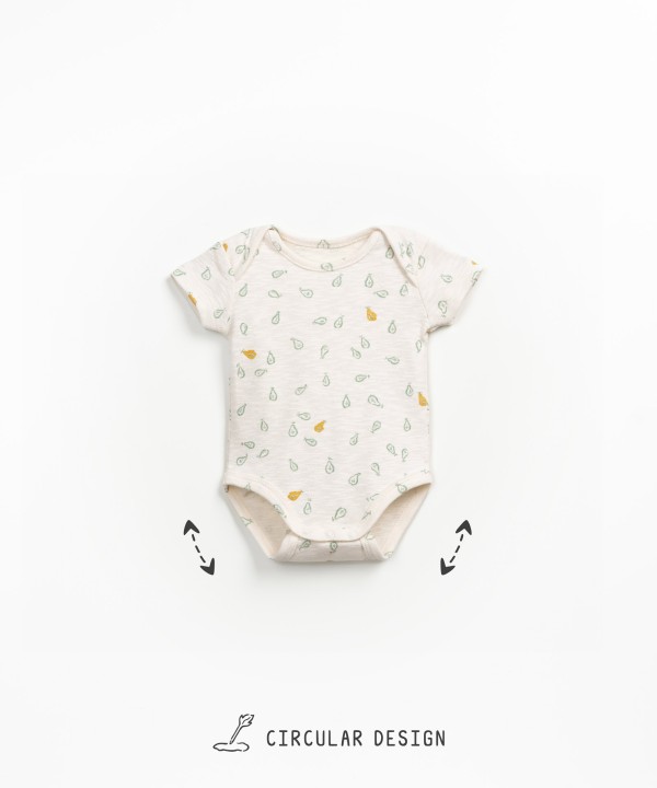 Bodysuit with pear print