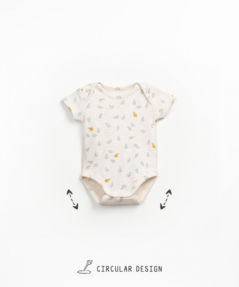 Body con stampa di pere