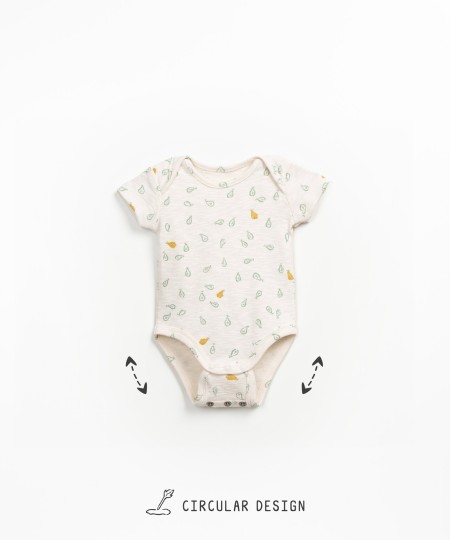 Bodysuit with pear print