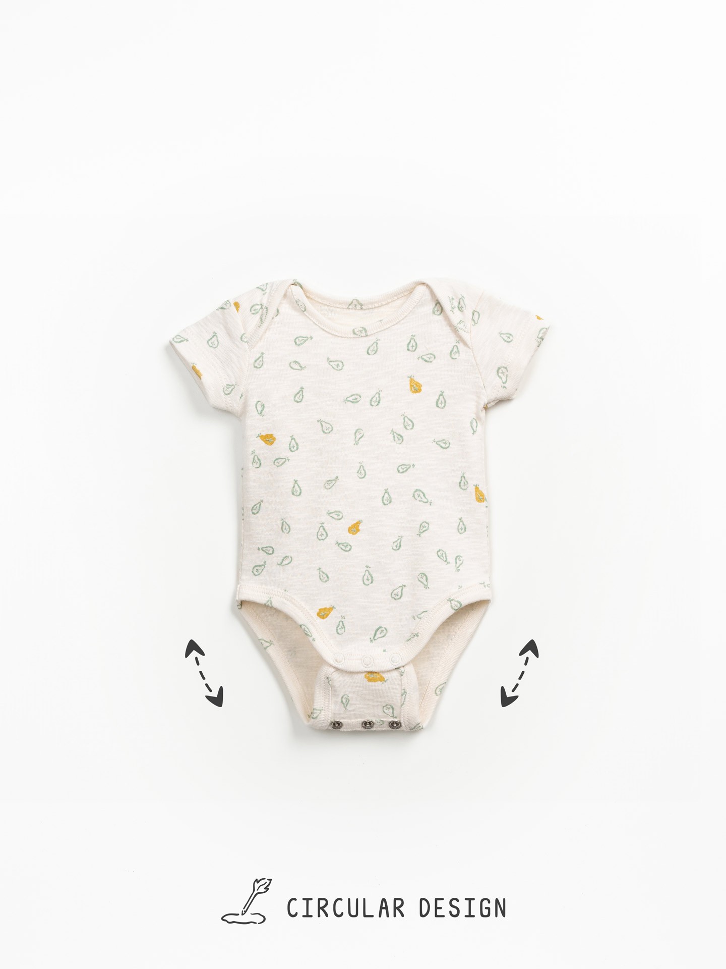 Bodysuit with pear print