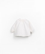 Blusa de tejido con abertura frontal