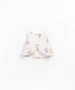 Blusa com abertura nas costas