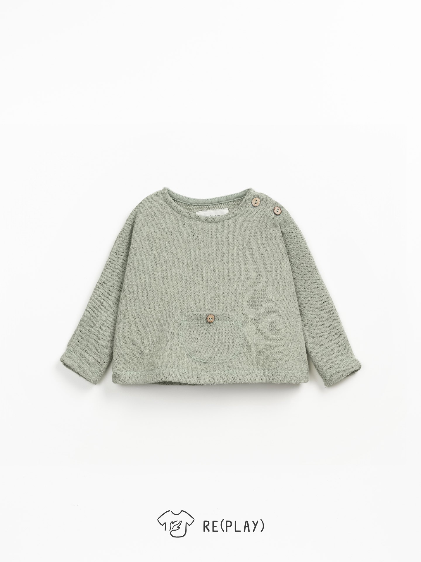 Sweatshirt with Re(Play) yarn