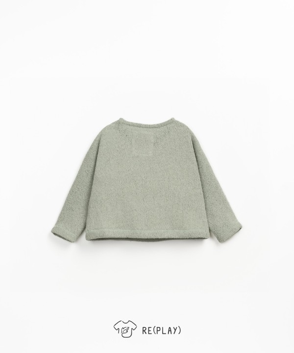 Sweatshirt with Re(Play) yarn