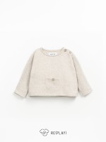 Sweatshirt with Re(Play) yarn