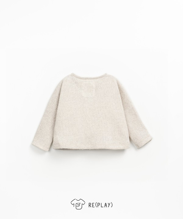 Sweatshirt with Re(Play) yarn