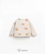 Camisola com fibras recicladas