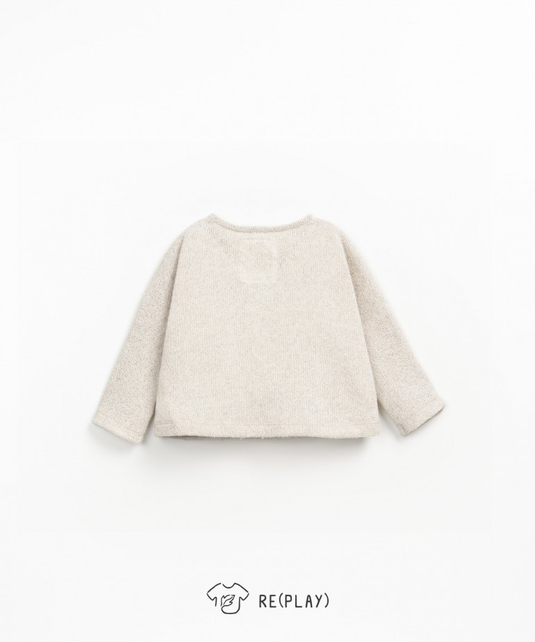 Felpa con filato Re(Play)