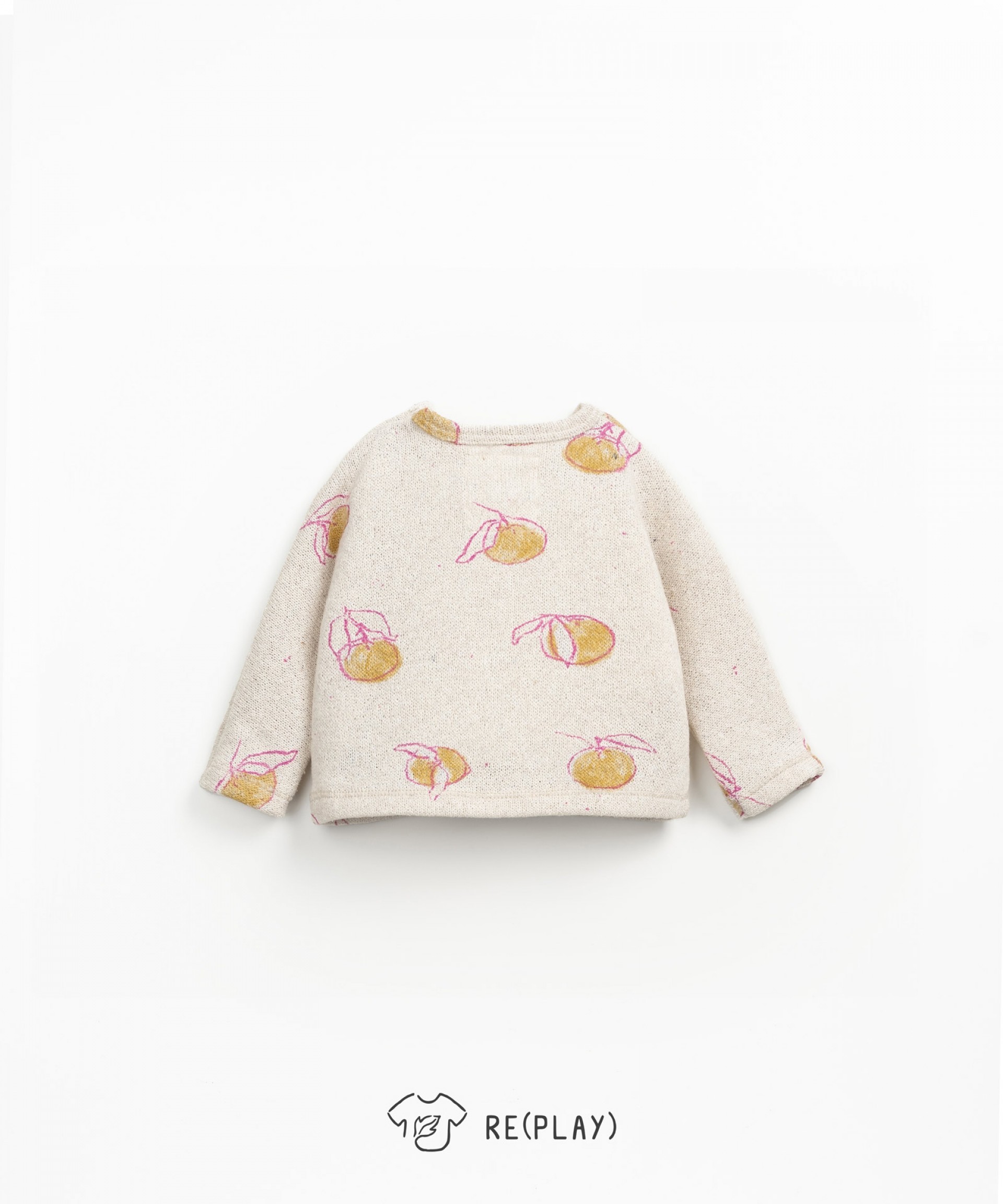 Camisola com fibras recicladas