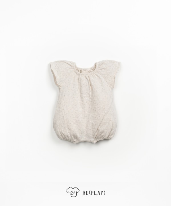 Jumpsuit with a blend of regenerative cotton and recycled cotton